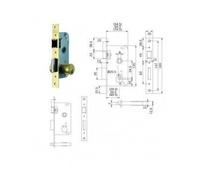 Serrure Tesa 2000-hl/40