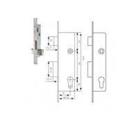 Serrure Tesa 2210/28/ai sans crochet