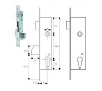 Serrure Tesa 2219/25/3ai