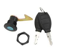 Serrure Tour Pak, KIMISS Ensemble de Clés de Verrouillage de Coffre Arrière en Aluminium et Plastique pour Scooter Serrure de Queue Universelle pour Motos électriques(#3)