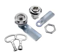 Serrure triangulaire industrielle pour armoire de boîte, Set B | Clé triangulaire en métal polyvalente pour armoires électriques, boîte de distribution, haute résistance,