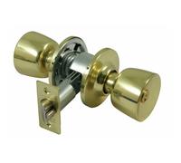 Serrure tubulaire - à clé - bouton intérieur - laiton poli - 3500 TESA Sécurité