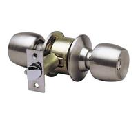 Serrure tubulaire cylindre V5 bouton extérieur fixe inox VACHETTE V5804-X