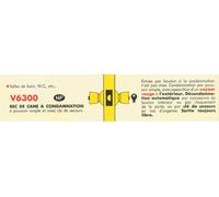 Serrure tubulaire V 6300 bec de canne à condamnation axe 80mm bouton standard finition inox - - 19033000