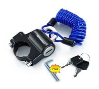 Serrure Universelle Antivol Pour Casque De Moto Honda Shadow,Vt 400,600,750,1100,Vt400,Vtfemale,1300,Casque,Guidon,Partenaires - Type Blue