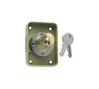 Serrure V135 50x25mm gauche cylindrique diamètre 20mm longueur 30mm poli 2 clés - - 11711000