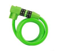 Serrure Vélo Acier + Code Anti-Vol pour robuste Serrure Vélo | Structure câble acier pour robuste, performance antivol élevée, extérieur, parc, rue(Green)