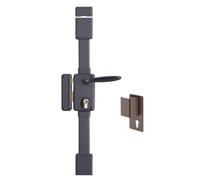 THIRARD SSA35108 Serrure Verticale Beluga Cylindre Profil européen-3 points-75x130-Fouillot-Gauche-Marron-0495210