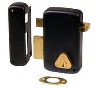 Cisa Serrure monopoint verticale NORMBAU 3005034000 - Tirage gauche - Cylindre Ø45 mm - Axe 45 mm