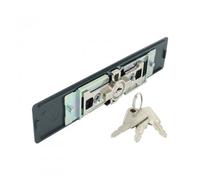 Serrure volet roulant cylindre rond - 2 pivots - 7 à 9 mm - blanc-AA80 TIRARD