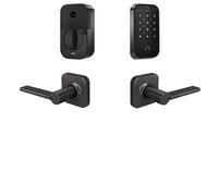 Serrure Yale Assure Lock 2 avec clavier Bluetooth et levier Valdosta en daim noir