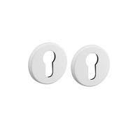 Serrurerie de Picardie - Rosace Cylindre finition blanc