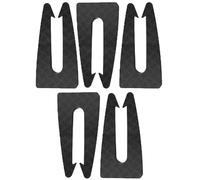Serrures à bouton de cuisinière, protection pour bébé au four, 5 pièces de verrouillage de bouton de poêle, protection pour bébé, Couvercles de bouton de sécurité de poêle pour, animaux domestiques,
