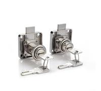 Serrures à came avec clé identique pour quincaillerie de porte | Serrure à came, Barillet 16/19mm, Épaisseur 22/32mm, Laiton/Zinc/Acier, Taille 19*22(Zinc 138-32)