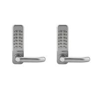 Serrures à Combinaison de Code de 1 à 11 Chiffres, 2 Pièces, Porte à Came en Alliage de Zinc, Mot de Passe Pratique, sécurité Codée, Bouton de Verrouillage