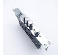 Serrures à mortaise, impasse à mortaise, serrure universelle à mortaise for porte d'entrée, quincaillerie de porte, taille 30, loquet rond (couleur : sans crochet) (couleur : sans crochet) (Color : N