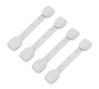 Serrures à Sangle de sécurité pour Enfants, 5 Pièces, Serrures pour bébé, Armoire de sécurité, Multi-usages pour Meubles, Fours de Cuisine, Sièges de Toilettes, Blanc (GREY)
