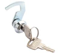 Serrures d'armoire avec clés Serrure de tiroir de bureau en alliage zinc Serrure remplacement classeur avec 2 clés pour armoire meubles caisses casier vitrine Serrures d' avec clé