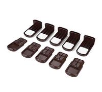 Serrures d'armoire de sécurité pour bébé, ABS de haute qualité, robuste et Durable, à Angle droit, serrures de porte de tiroir à l'épreuve des enfants pour armoires de cuisine à (Brun)