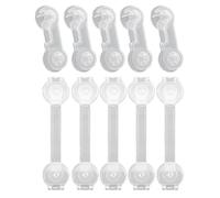 Serrures d'armoire pour bébés, serrures de sécurité pour bébés, 10 paquets de serrures d'armoire de sécurité pour enfants pour bébés
