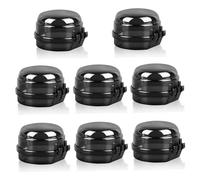 Serrures de bouton de cuisinière à gaz, 8 pièces couvercles sécurité bouton cuisinière, couvercles sécurité pour enfants serrure four pour boutons verrouille le gaz pour brûleurs