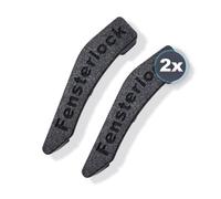 Serrures de fenêtre en noir - Protection anti-effraction & Verrouillage pour Poignée de Fenêtre Dometic Seitz / Levier - Fenêtres pour camping-car et caravane (Type 7, Lot de 2, côté gauche)