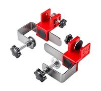 Serrures de Fixation pour Façades de Tiroir | Attaches Réglables De Montage De Tiroir 2 Pièces | Fixations Réglables Adaptables Guide de Perçage pour Mobilier Montage Miter Porte de Cuisine Travail du