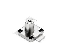 Serrures de placard, Serrure de porte meubles tiroir d'armoire réglée avec des tailles multiples clé(Steel 19X32)