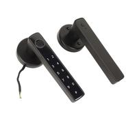 Serrures de Porte à Empreintes Digitales, Bouton de Porte Intelligent, Serrures de Porte Biométriques, avec Clavier à Code D'accès, Poignée de Porte D'entrée sans clé, pour