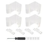 Serrures de porte coulissantes, remplacement du loquet de porte coulissante | Serrure de porte coulissante miroir avec vis,Matériel d'intérieur pratique -Accessoires de remplacement d'absorption des