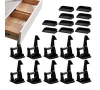 Serrures de porte d'armoire, serrures de tiroir de sécurité enfant,Tiroirs de sécurité pour bébé à l'épreuve des verrouille 10 pièces | Bouton de porte à levier, serrures pour, poignée de protection