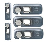 Serrures de porte pour la sécurité des, serrure de réfrigérateur à l'épreuve des | 5X serrure de réfrigérateur sécurité enfant,Verrouillage du four sans perçage, sécurité enfant pour lave-vaisselle,