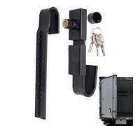 Serrures de porte pour remorque avec 3 clés | Verrou de sécurité réglable en acier pour camion colis transport logistique