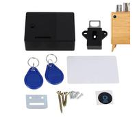 Serrures de porte - Serrure de sécurité pour à faire soi-même - Serrure polyvalente intelligente pour casiers à portes, tiroirs, armoires en bois