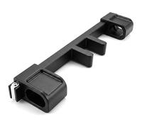 Serrures de robinet à l'épreuve des enfants, serrure ergonomique à Double poignée d'évier avec dégagement rapide, protection de sécurité pour tout-petits (noir)