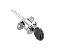 Serrures de sécurité pour boîtes aux lettres Serrures D'armoire 4 Ensembles Cylindre À Came En Alliage De Zinc Triple Loquet Avec ureau Domicile 16mm/19mm(Silver-16mm)