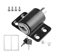 Serrures de sécurité pour fenêtres coulissantes - Serrure de sécurité en aluminium, de fenêtre avec clé de porte de salle de bain à l'épreuve des | Serrure de fenêtre pour maison, école