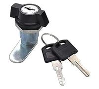 Serrures de tiroir, verrou à barillet, lot 2 verrous came for porte, boîte aux lettres, placard, casier, poignée en plastique, serrures sécurité(Sk1 0815 2 Small)