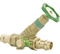 Serrures DN15/15 Vanne KFR Viega-Press avec sonde de contrôle. & vidange