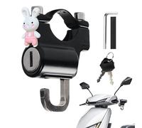 Serrures pour couvre-tête de moto, serrure de tête - Cadenas antivol pour moto, moto lourde, verrouillage de sécurité pour couvercle de tête antivol compact haute res