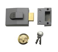 Serrures Yale 82 Verrou De Nuit 60Mm Arrière DMG Finition Boîte YAL82DMGPB