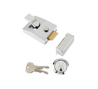 Yale Locks - Serrure de Nuit 89 Deadlock 60mm Finition Chromée