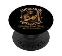 Serrurier Professionnel de la Classe ouvrière Hero Vintage Vibe PopSockets PopGrip Adhésif