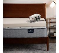 Serta CopperGel Surmatelas en Mousse à mémoire de Forme rafraîchissante et Anti-Pression, 7,6 cm, lit Simple