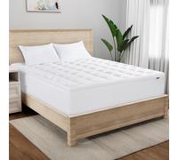 Serta Memory Flex - Surmatelas Doux pour lit Double, 5,1 cm, rembourré résistant aux Taches avec Poche de 38,1 cm pour Un Ajustement sûr, Lavable en Machine, Blanc