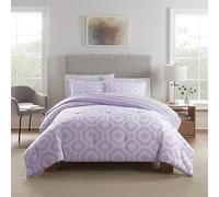 Serta Skyler Parure de lit complète Douce avec draps et taie d'oreiller pour Toutes Les Saisons, Polyester, Lavande, Grand lit