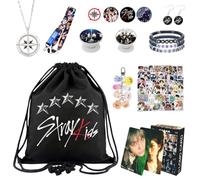 SERTAS Kpop Stray Merch, collection d'accessoires pour sac à dos | Cartes photo, épingles, cordon et supports de téléphone pour événements à thème, collections et usage quotidien
