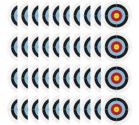 Sertay 80 Pièces Tir l'arc Accessoires Papier, Accessoires Tir l'arc, Cible Chasse Pratique, Tir l'arc Cible Visage, Tir l'arc Cible Papier, Approprié pour la Pratique, Tir, Formation de Compétition