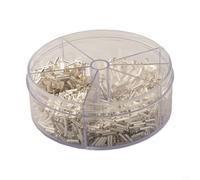 Sertissage électrique non isolé pour ensemble de viroles terminales avec 5 modèles 1900 pièces de connexion de fil de cuivre étamé sécurisé pour automobile