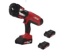 Sertisseuse M2X VIRAX 253551 - 20kN + 2 batteries 18V 2Ah Li-Ion CAS + pince-mère